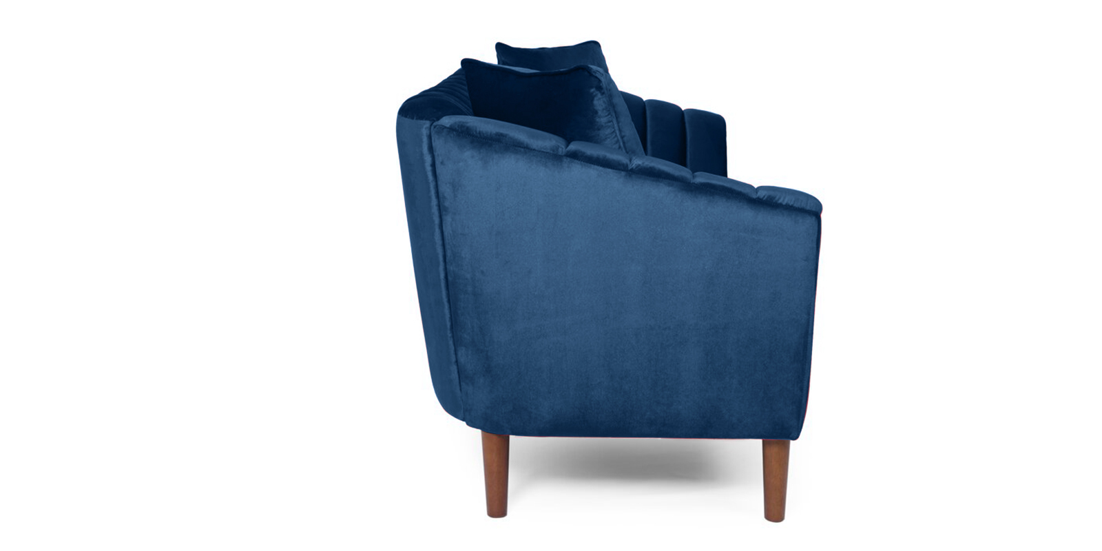 Effervescent Velvet 3 Seater Sofa In Navy Blue Colour Dreamzz Furniture Online Furniture Shop 8694