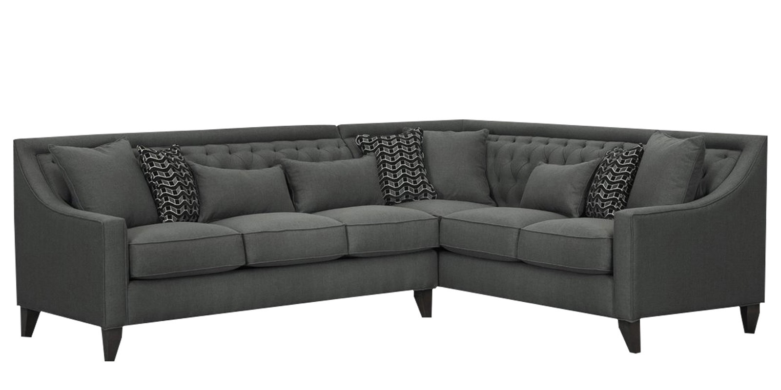 Nirvana Fabric Corner Sofa in Grey Colour - Dreamzz Furniture | Online ...