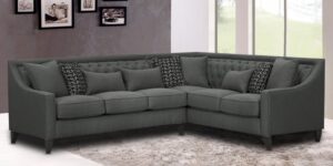 Nirvana LHS Sofa in Grey Colour by Dreamzz Furniture