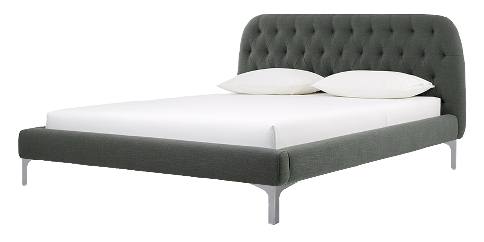 Beauforts Tufted Upholstered King Size Bed
