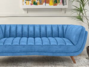 Core 3 Seater Sofa In Brun Blue Colour