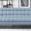 Laguna 3 Seater Sofa in Ice Blue colour by Dreamzz Furniture