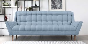 Laguna 3 Seater Sofa in Ice Blue colour by Dreamzz Furniture
