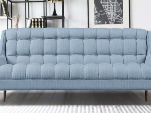 Laguna 3 Seater Sofa in Ice Blue colour by Dreamzz Furniture