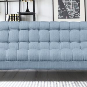 Laguna 3 Seater Sofa in Ice Blue colour by Dreamzz Furniture