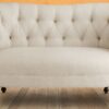 Enchanted Two Seater Chesterfield Sofa In Light Beige Colour