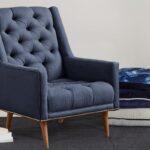 Alicia Modern Chair In Blue Colour By Dreamzz Furniture