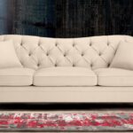 Cadet 3 Seater Sofa in Beige colour by Dreamzz Furniture