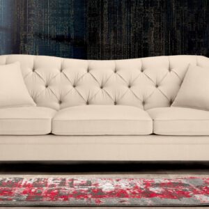 Cadet 3 Seater Sofa in Beige colour by Dreamzz Furniture
