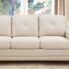 Bold Beige 3 Seater Sofa In Nurturer Crystal