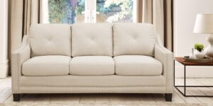 Bold Beige 3 Seater Sofa In Nurturer Crystal