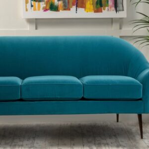 Blaine Poseidon 3 Seater Sofa In Blue Colour