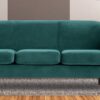 Plump Three Seater Sofa In Ionian Colour