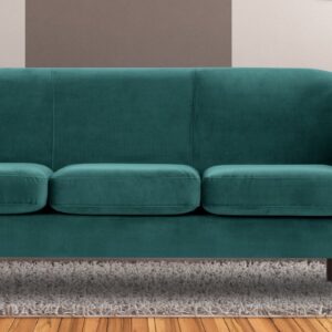 Plump Three Seater Sofa In Ionian Colour