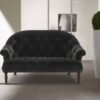 Gorgeous Two Seater Sofa In Dark Grey Colour