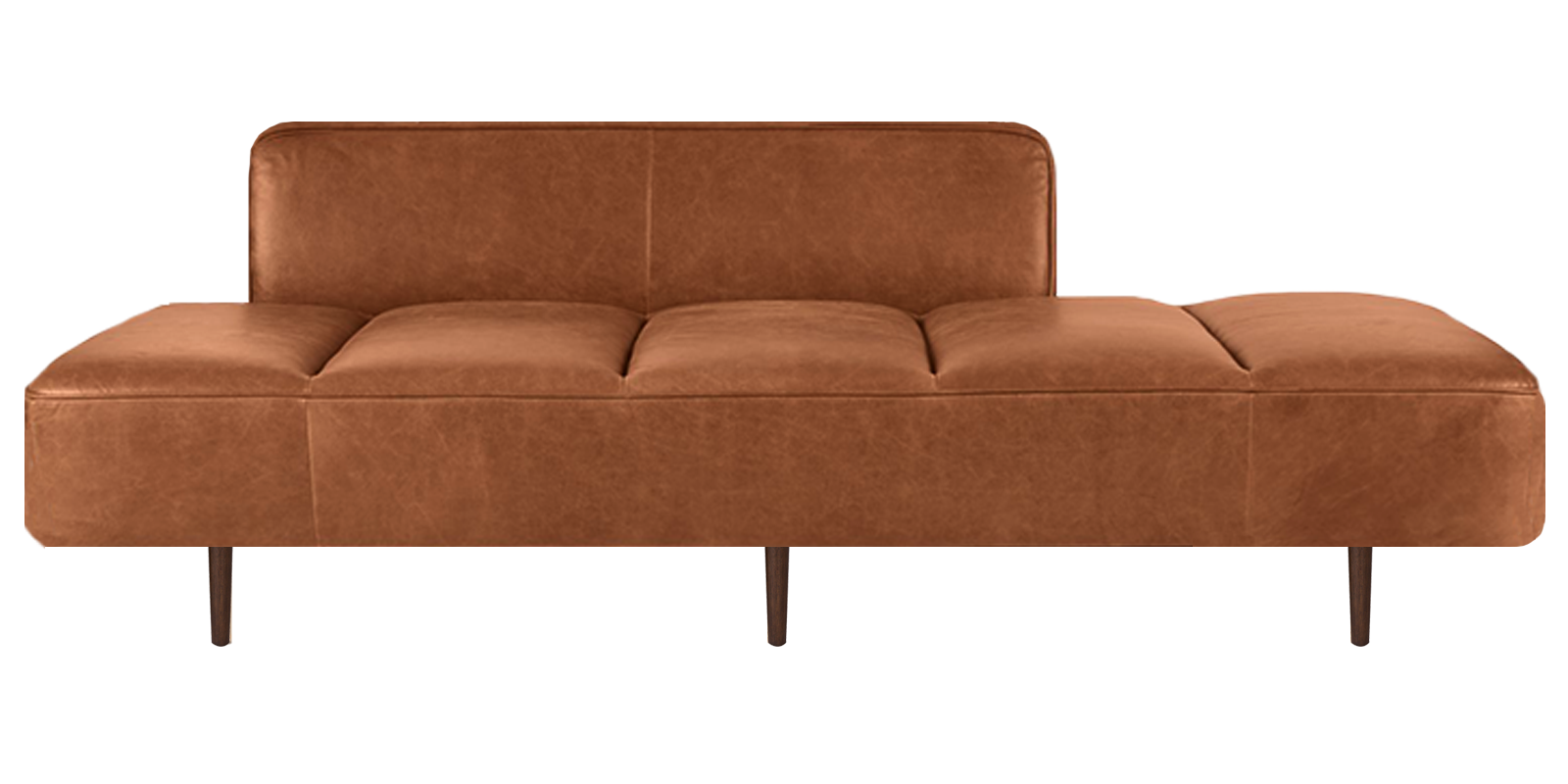 Top-Notch Three Seater Sofa n Tan Brown Leatherette