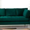 Tassel 3 Seater Sofa in Green colour by Dreamzz Furniture
