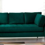 Tassel 3 Seater Sofa in Green colour by Dreamzz Furniture