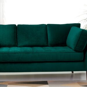 Tassel 3 Seater Sofa in Green colour by Dreamzz Furniture