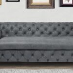 Beguiling 3 Seater Sofa in Grey colour by Dreamzz Furniture