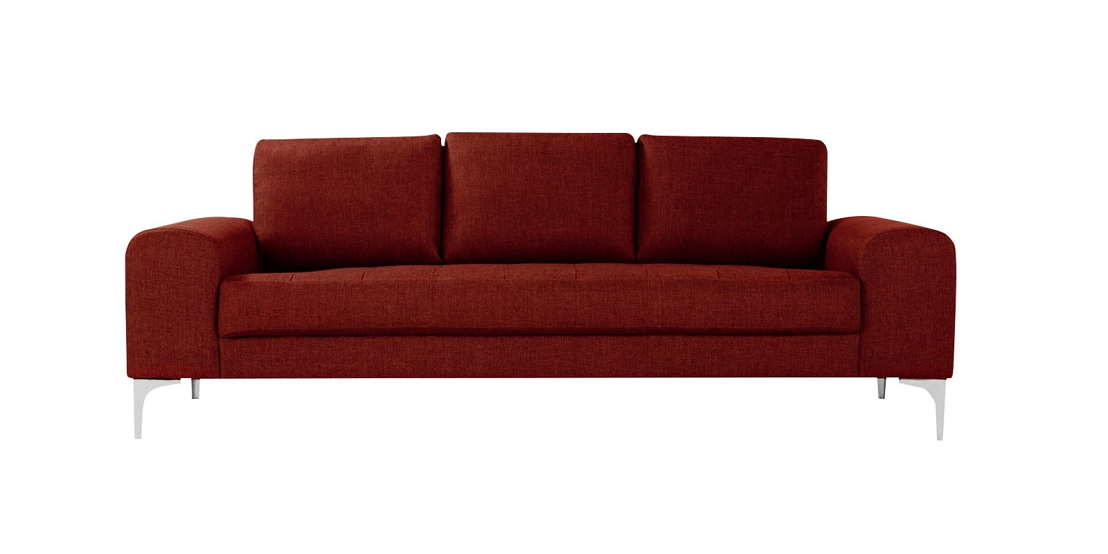 Stunning Three Seater Sofa In Burnt Orrange Colour