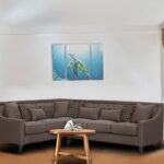 Nirvana RHS Sofa In Light Brown Colour