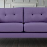 Modernize Two Seater Sofa In Light Purple Colour
