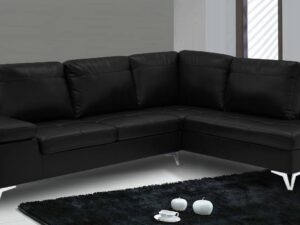 Beatrix LHS Sofa in Black Colour by Dreamzz Furniture