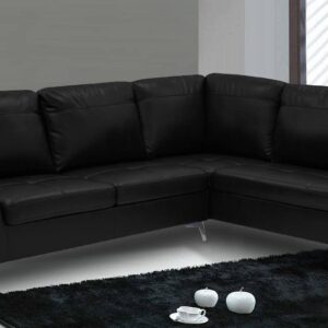 Beatrix LHS Sofa in Black Colour by Dreamzz Furniture