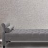 Florenza Chaise Lounger with Plush Tufting & Bolsters in Grey Colour by Dreamzz Furniture