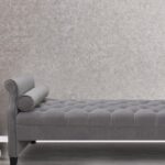 Florenza Chaise Lounger with Plush Tufting & Bolsters in Grey Colour by Dreamzz Furniture