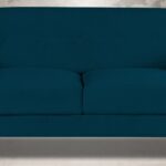 Mid-Century Two Seater Sofa In Pine Green Colour
