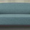 Deep Padded Three Seater Sofa In Icy Blue Colour