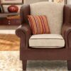 Royal Classy Wingback Chair  In Brown Colour