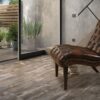 Royale Slipper Chair in Brown Colour By Dreamzz Furniture