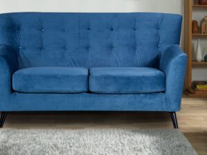 Arian Two Seater Sofa In Blue Colour