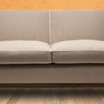 Meticulous Two Seater Sofa In Beige Colour