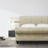 Perfect Queen Size Upholstered Bed In Beige Colour