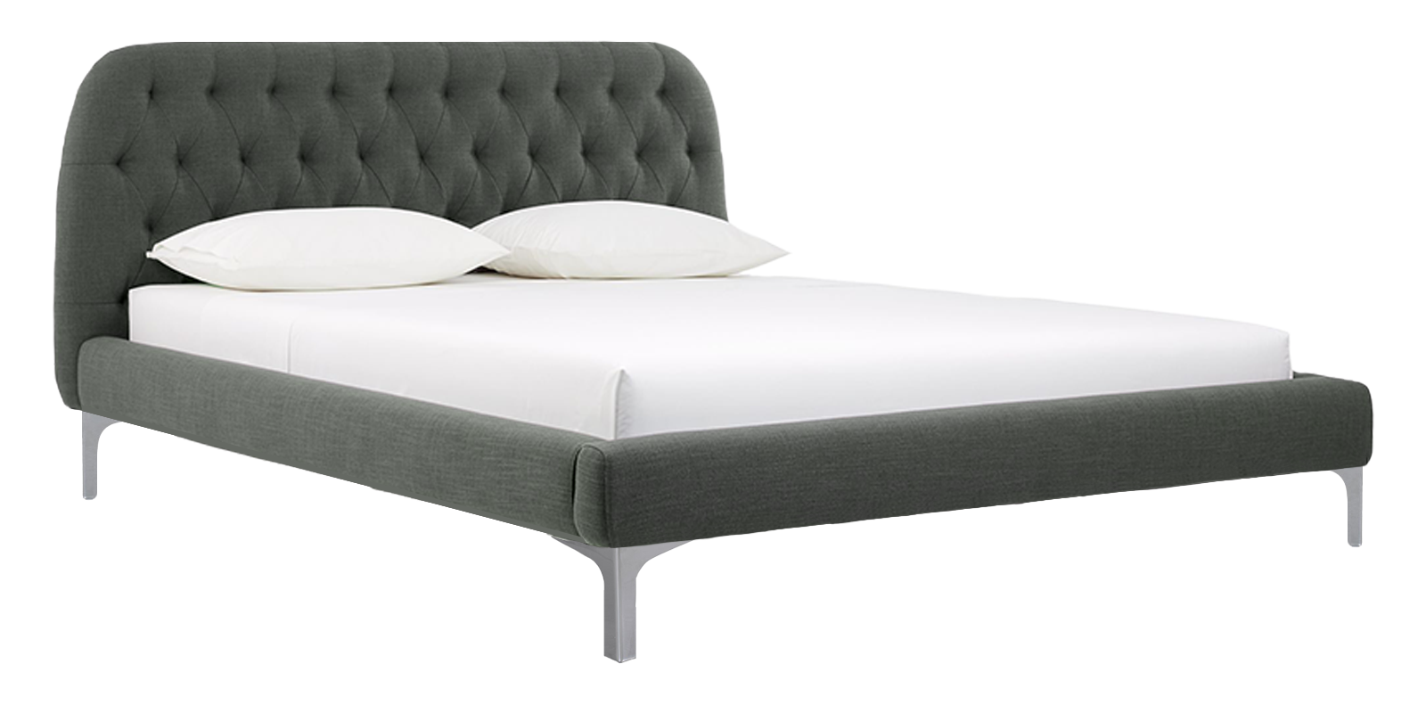 Beauforts Tufted Upholstered King Size Bed
