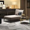 Impeccable Tufted Round Cocktail Pouffe in Black Colour by Dreamzz Furniture