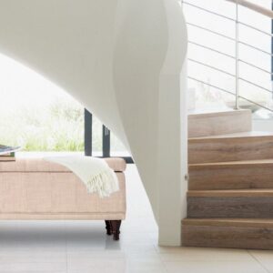 Tufted Flip-Top Settee With Storage In Sand Colour