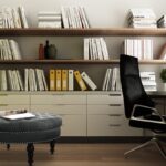 Noa Handstitched Seating Stool in Grey Colour by Dreamzz Furniture