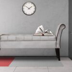 Hall Recamier in Grey Colour by Dreamzz Furniture