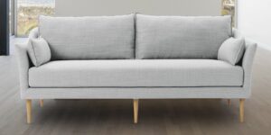 Soothe 3 Seater Sofa in Light Grey colour by Dreamzz Furniture