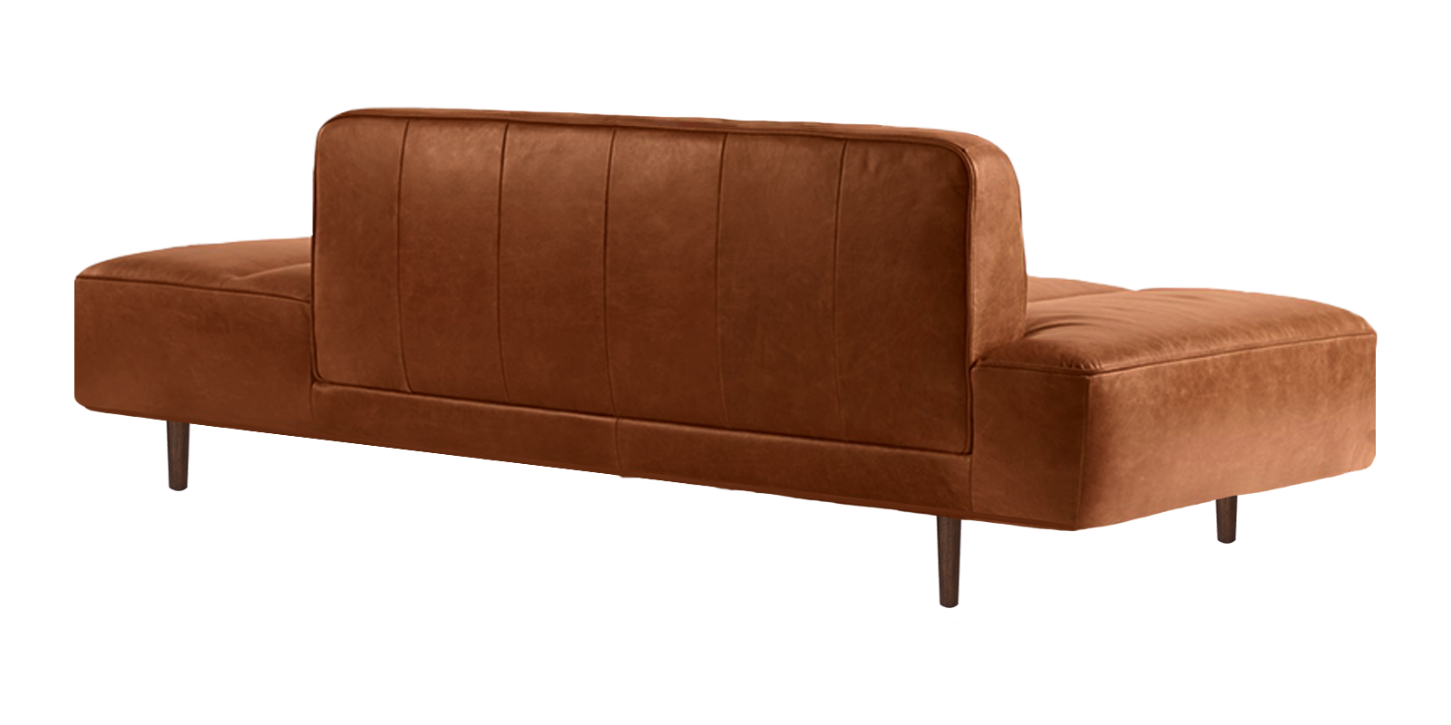 Top-Notch Three Seater Sofa n Tan Brown Leatherette
