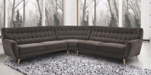 Blake Stylish Tufted Sectional Sofa