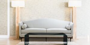Splendid Three Seater Sofa In Grey Colour