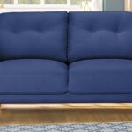 Sienna 2 Seater Sofa in Ink Blue Colour by Dreamzz Furniture