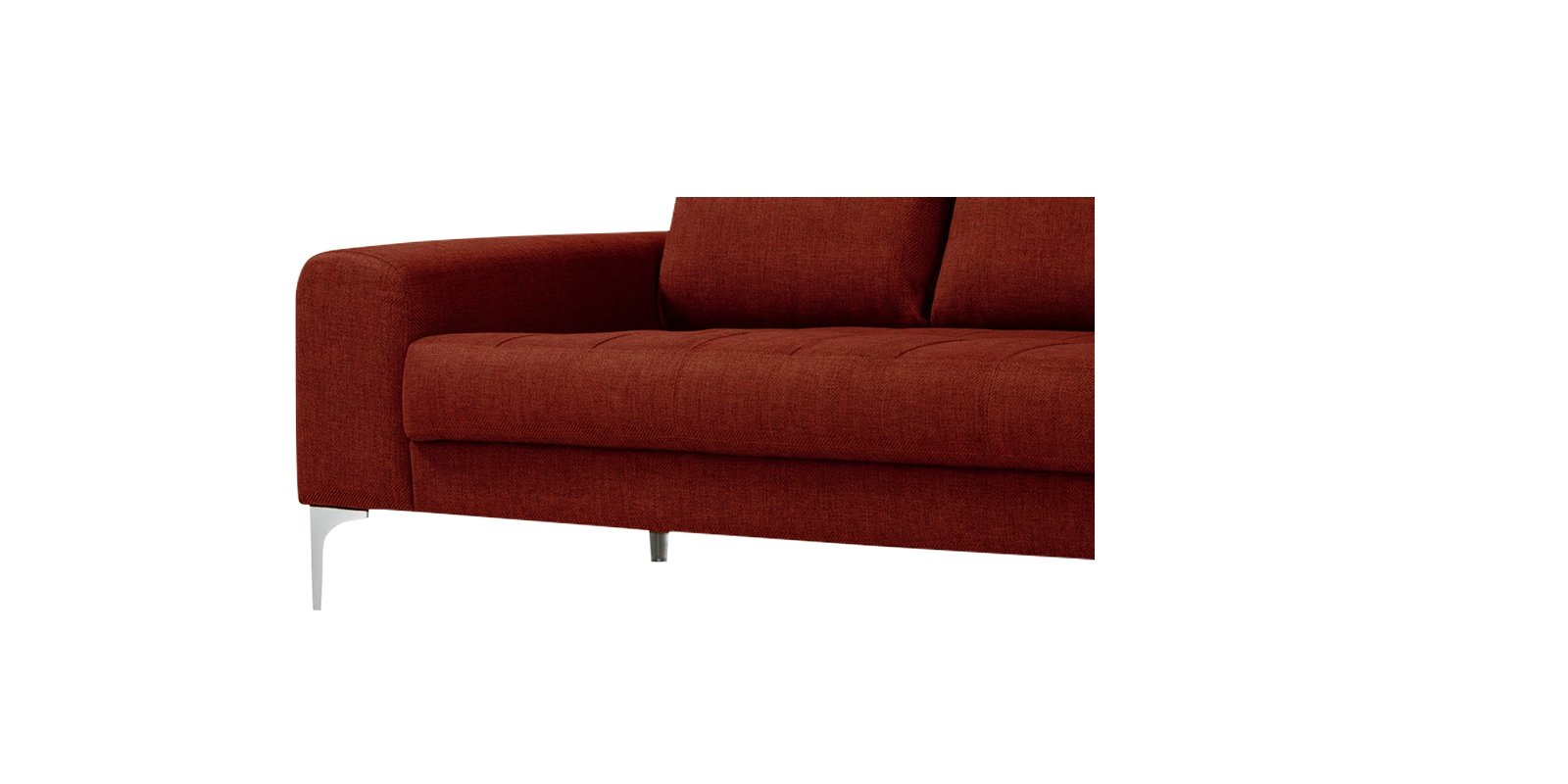 Stunning Three Seater Sofa In Burnt Orrange Colour