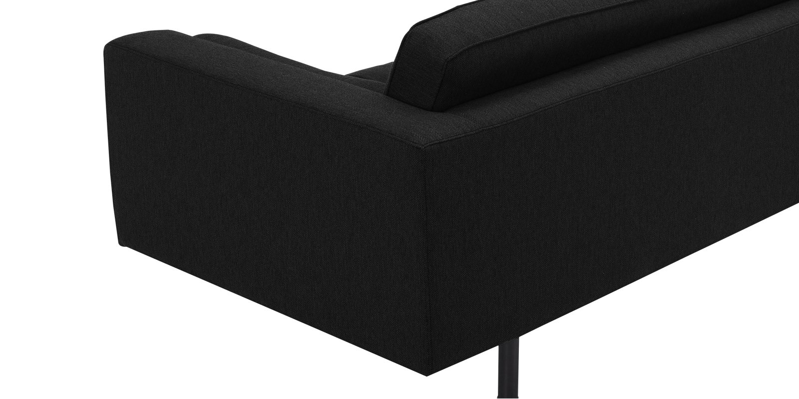 Striking Button Tufted Three Seater Sofa In Grey Colour